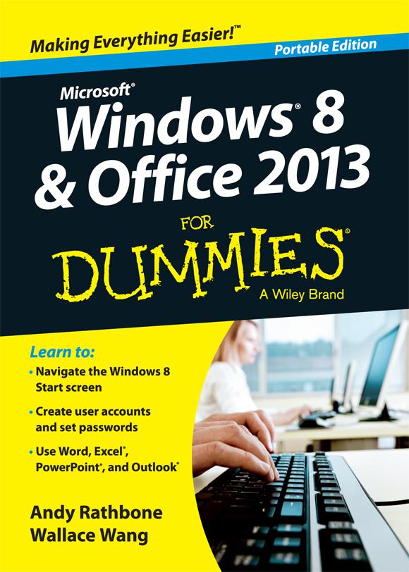 Windows 8 & Office 2013 For Dummies, Portable Edition