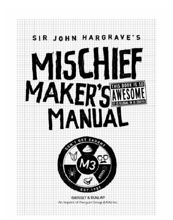 Sir John Hargrave's Mischief Maker's Manual