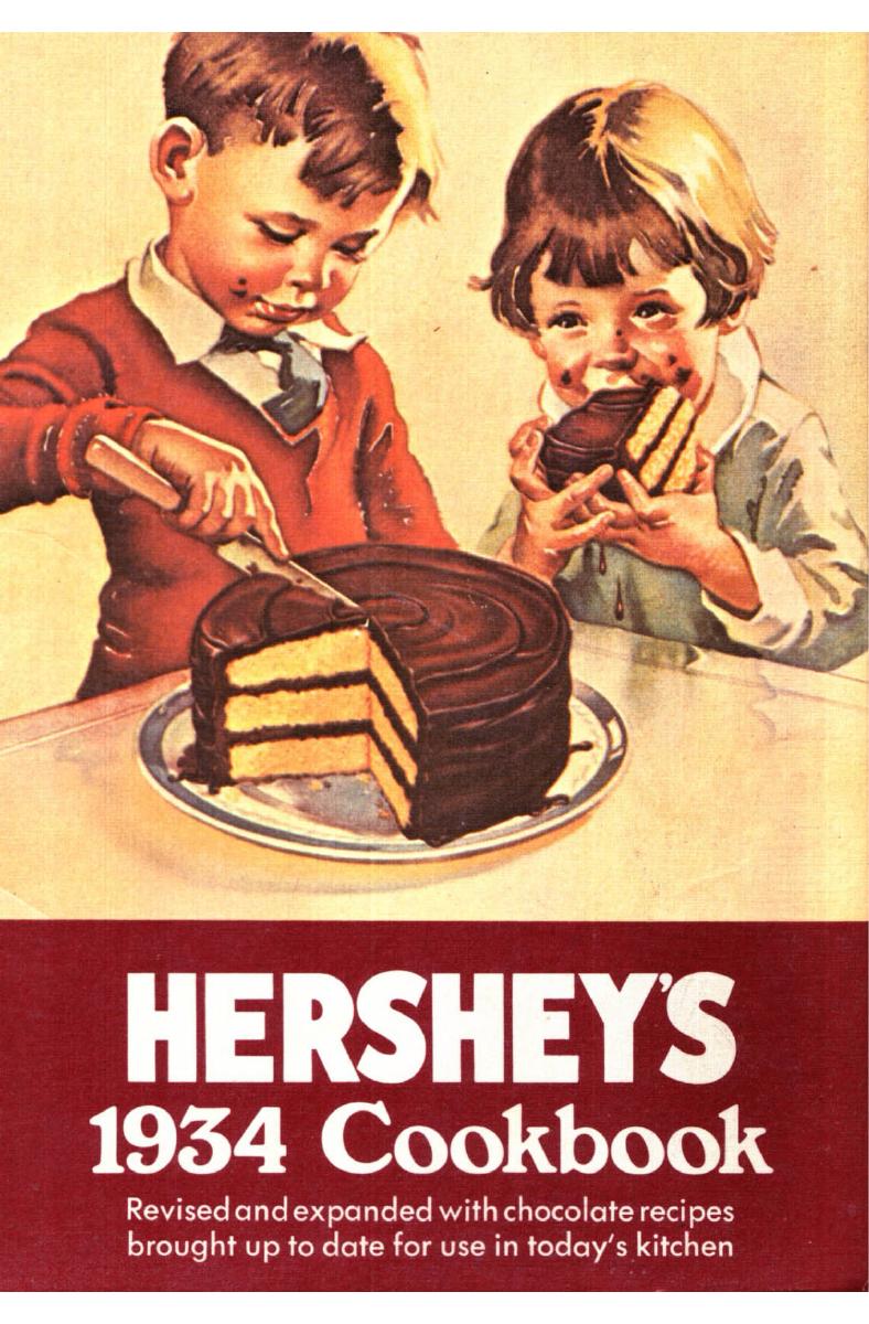 Hershey's 1934 Cookbook