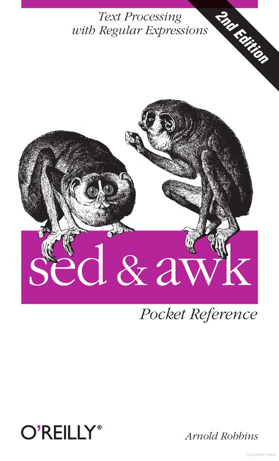Sed and Awk Pocket Reference