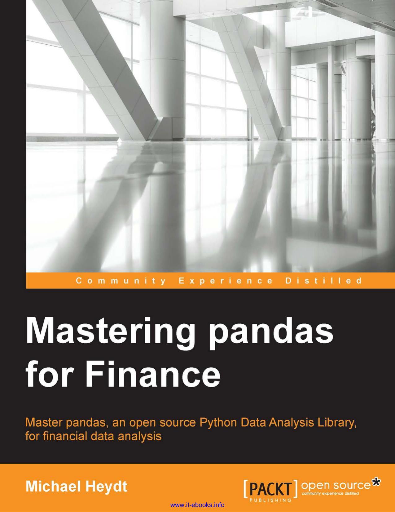 Learning Pandas - Python Data Discovery and Analysis Made Easy
