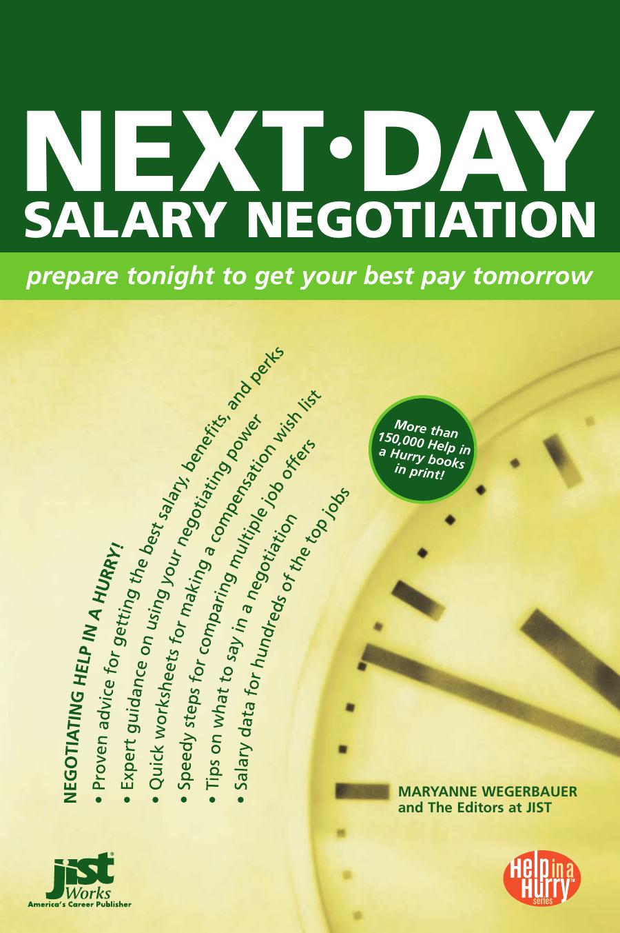 Next-Day Salary Negotiation: Prepare Tonight to Get Your Best Pay Tomorrow