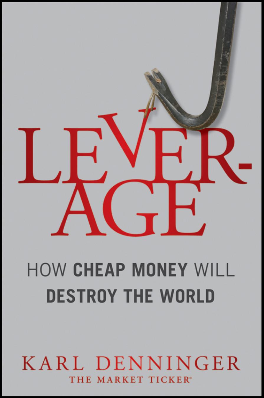 Leverage: How Cheap Money Will Destroy the World