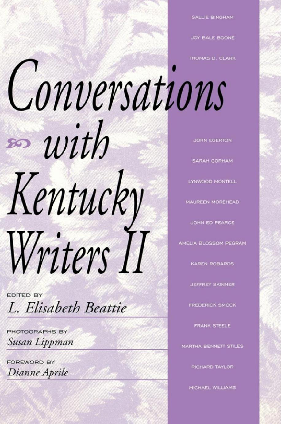 Conversations With Kentucky Writers II