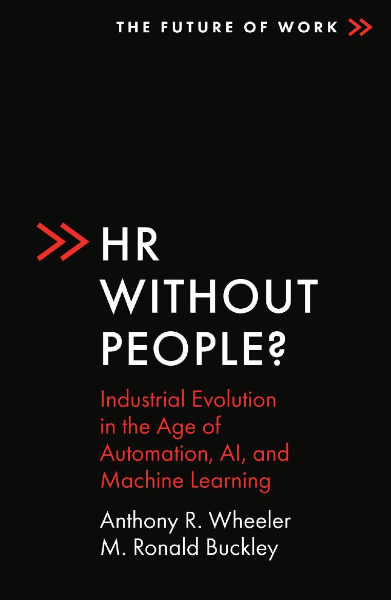 HR Without People?: Industrial Evolution in the Age of Automation, AI, and Machine Learning