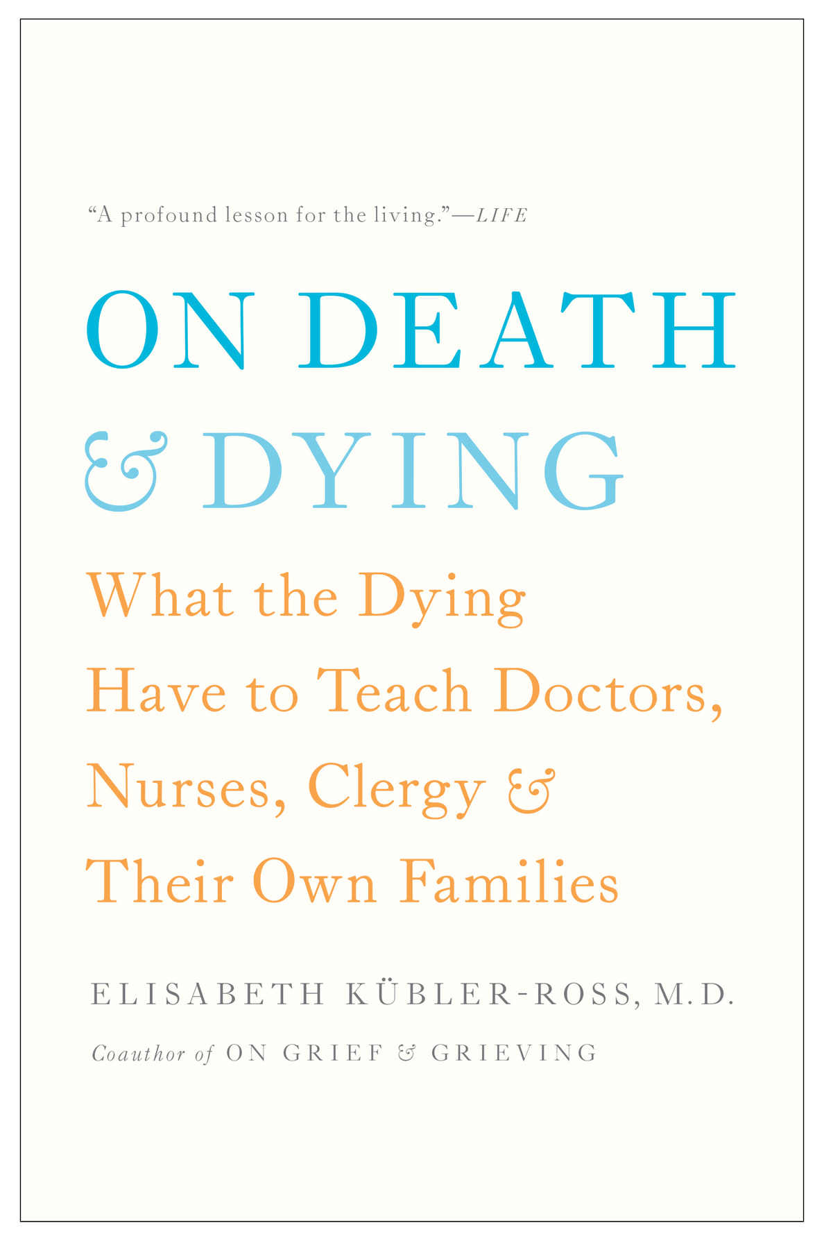On Death and Dying