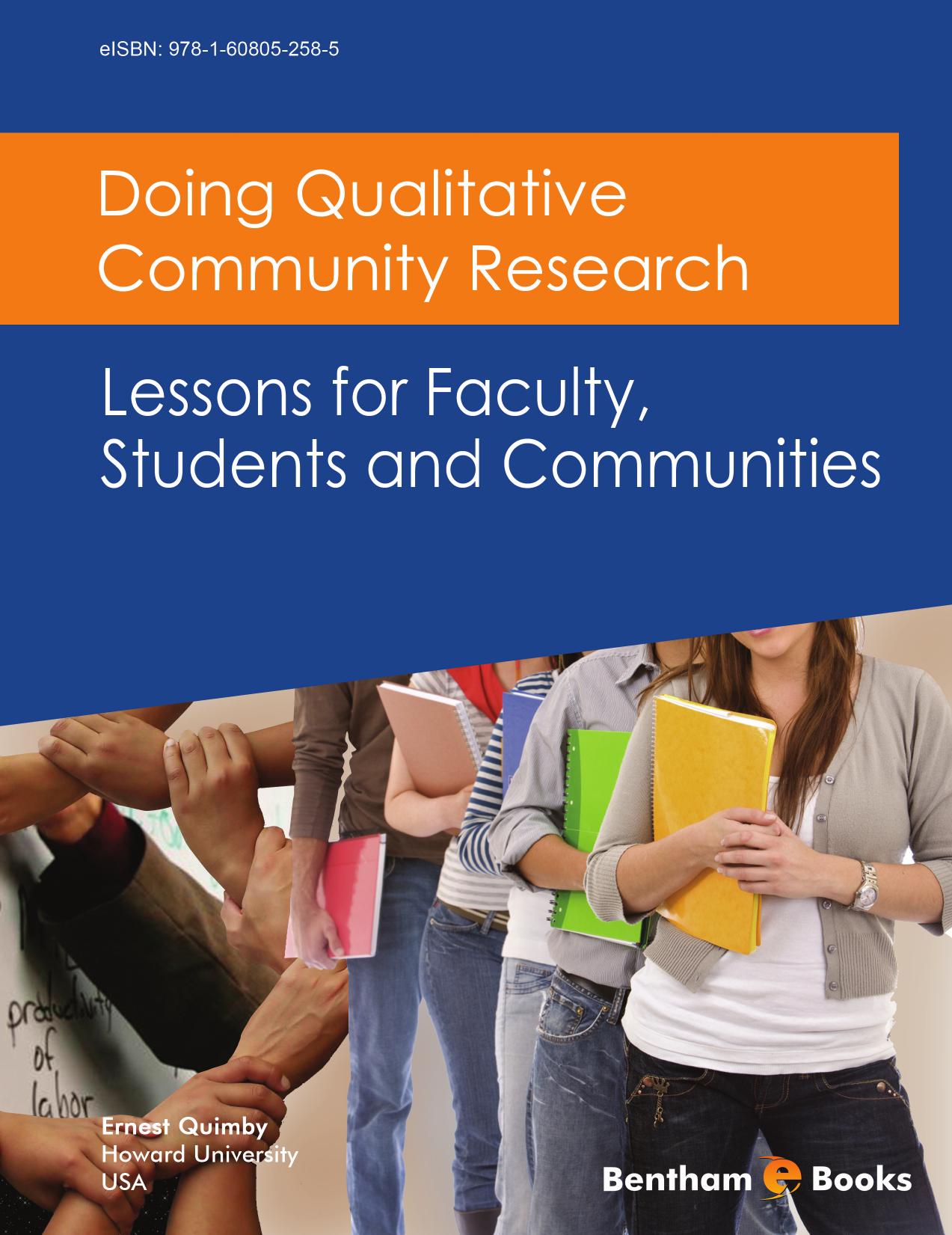 Doing Qualitative Community Research: Lessons for Faculty, Students and Communities