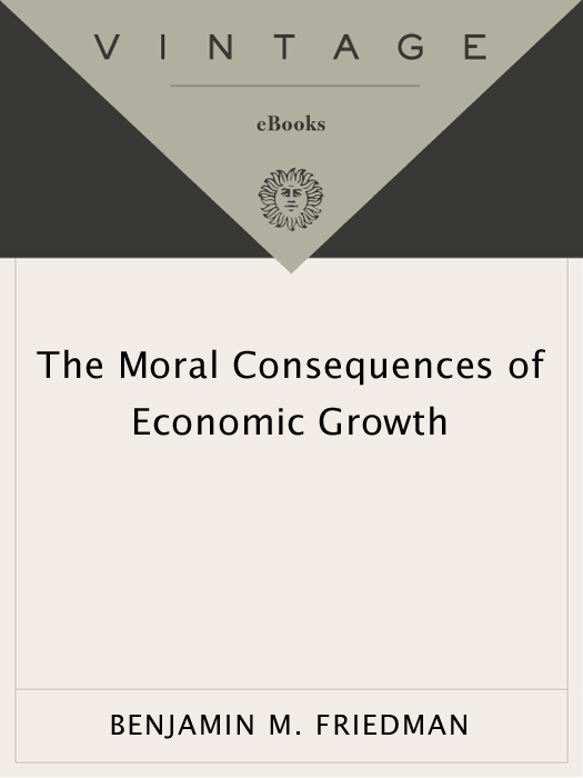 The Moral Consequences of Economic Growth
