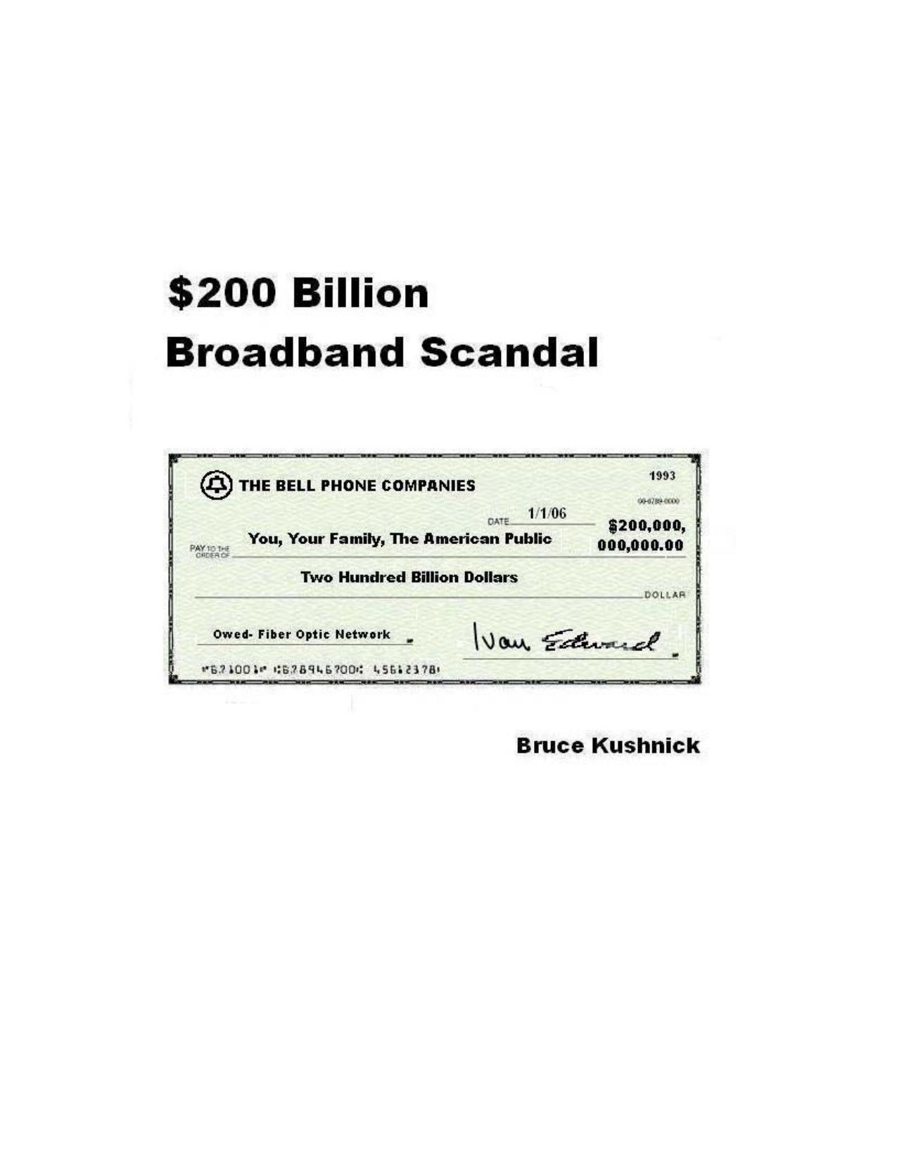 $200 Billion Broadband Scandal