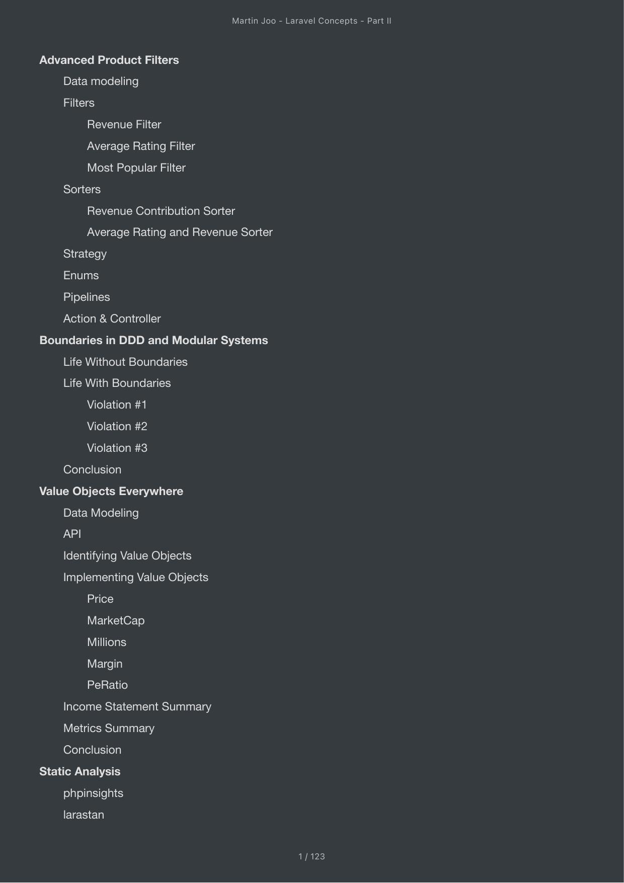 Laravel Concepts. Part II 2023