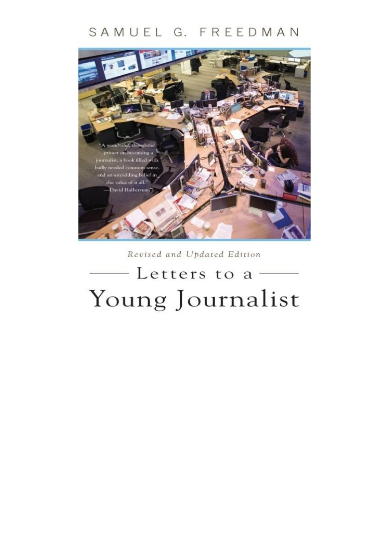 Letters to a Young Journalist