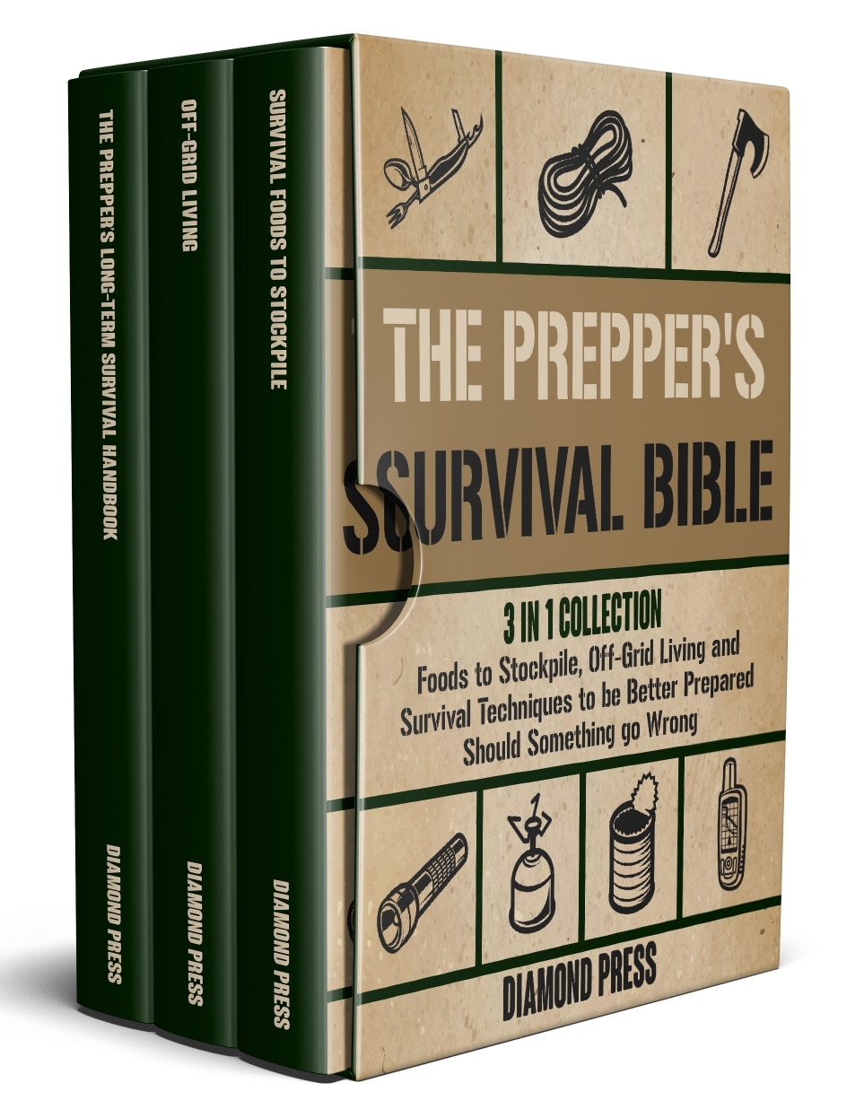 The Prepper's Survival Bible: 3 in 1 Collection | Foods to Stockpile, Off-Grid Living and Survival Techniques to be Better Prepared Should Something go Wrong