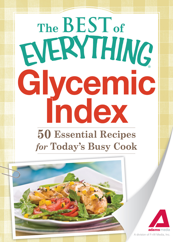 Glycemic Index: 50 Essential Recipes for Today's Busy Cook