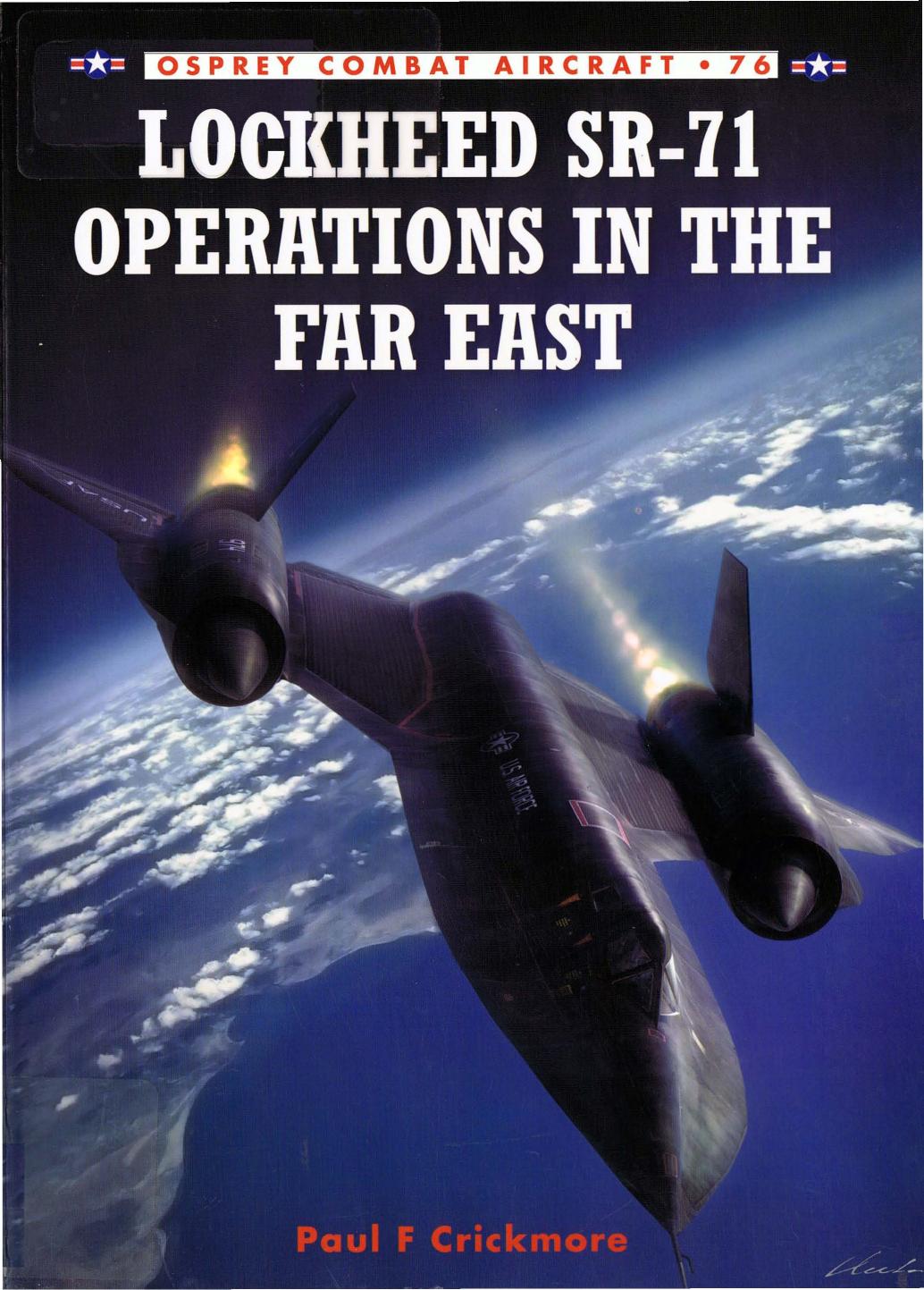 Lockheed SR-71 Operations in the Far East