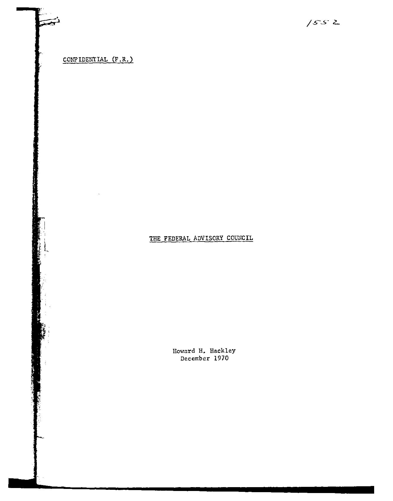 Hackley-1970.-The-Federal-Advisory-Council
