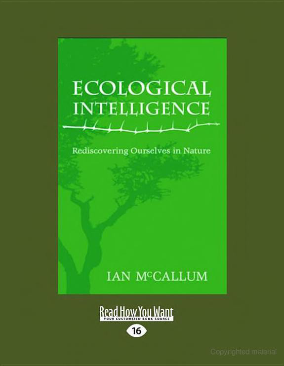 Ecological Intelligence