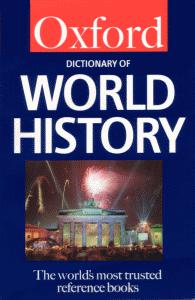 A Dictionary of World History