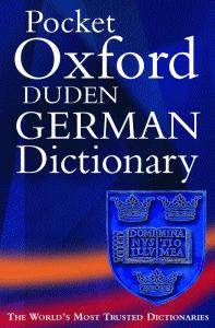 Pocket Oxford-Duden German Dictionary