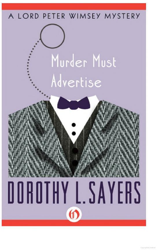 Murder Must Advertise