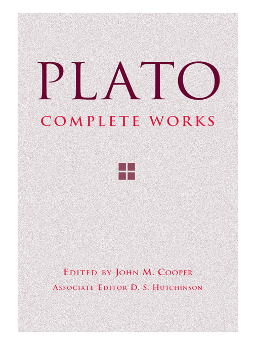 Plato: Complete Works
